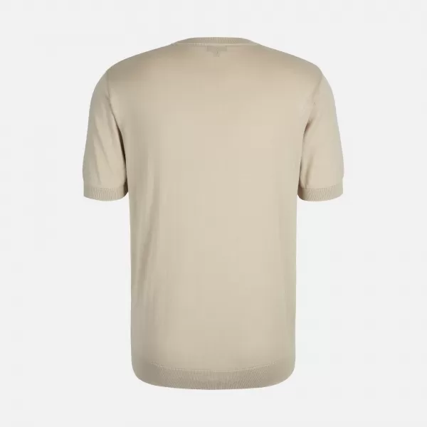  Moška majica s kratkimi rokavi GEOX KNIT G012316 BEŽ 