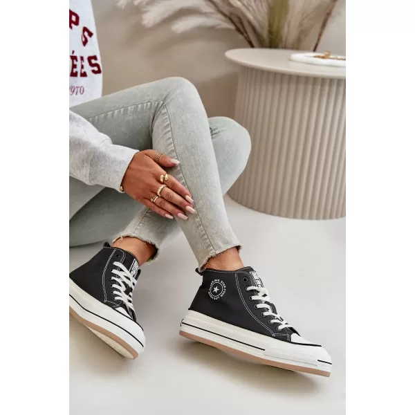  Ženske superge BIG STAR OO274062 BLACK Big Star Shoes 