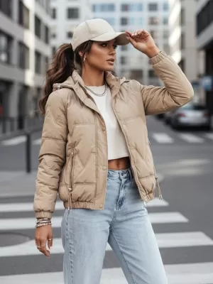 Ženska jakna DSTREET TY4177 BEŽ