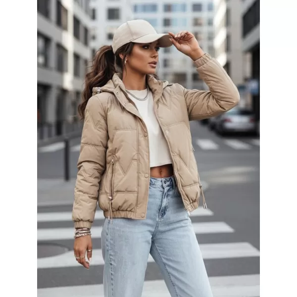  Ženska jakna DSTREET TY4177 BEŽ 