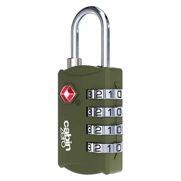 Zaklepanje CABINZERO TSA Travel Lock GRUZIJSKI KAKI 