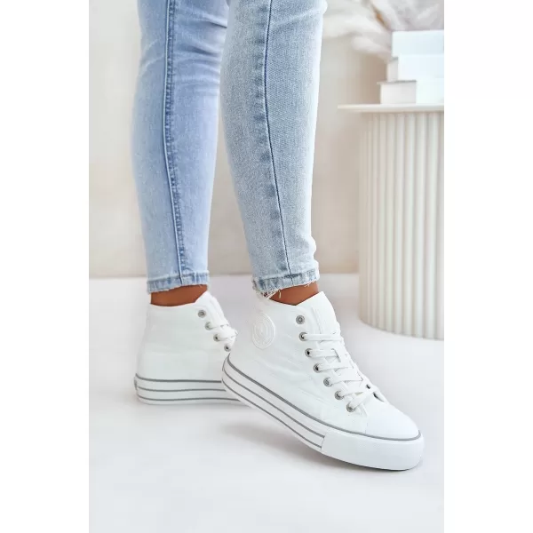  Ženske superge BIG STAR OO274A473 WHITE Big Star Shoes 