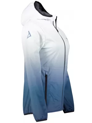 Ženska vrhunska softshell jakna ALTISPORT VOJ/ALW126JACK01 MORNARSKO MODRA/BELA