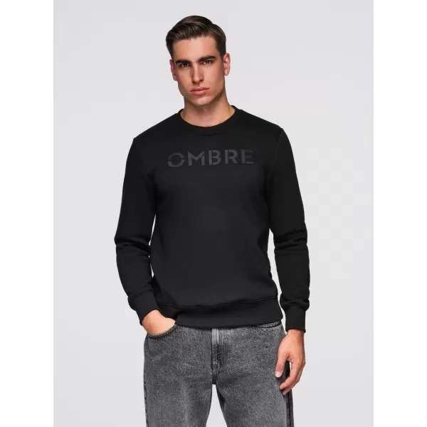  Moški pulover OMBRE B1711 ČRNA 