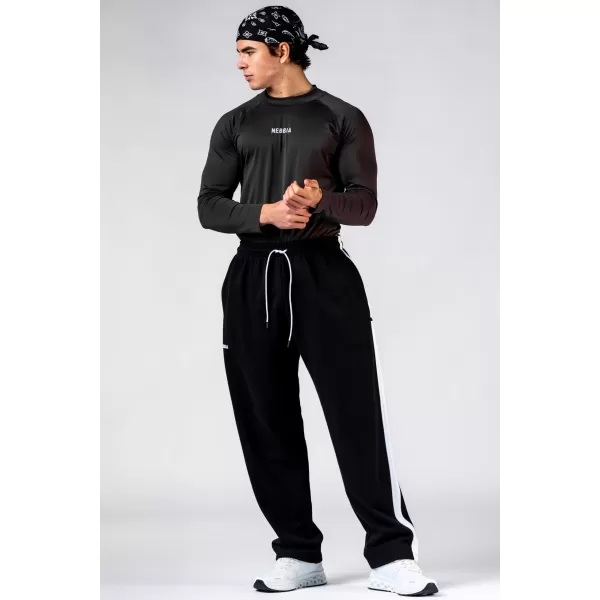  Brezšivna majica z dolgimi rokavi POWER 901 BLACK Nebbia 