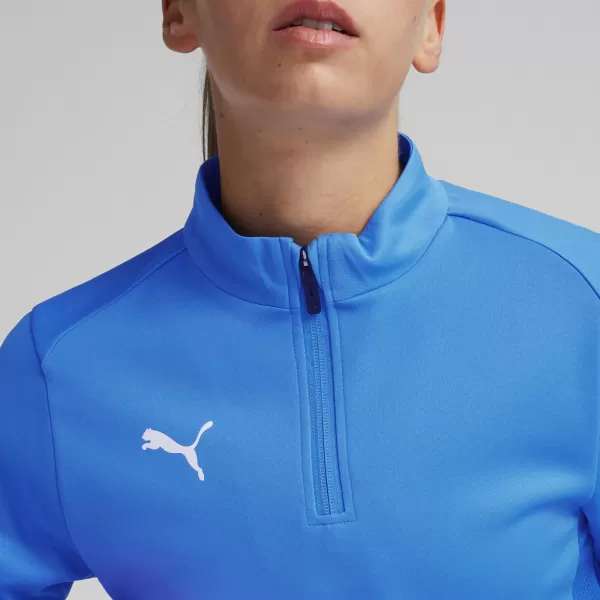  Ženska majica s kratkimi rokavi PUMA TEAMGOAL TRAINING 1/4 ZIP WM 658631-02 E.BLU.LEMON/BELA/TEAM ROYAL 