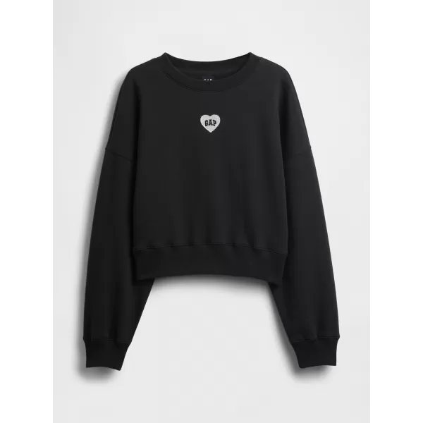  Ženski pulover GAP CREW CROP SWEATSHIRT 852831-01 NOČ BREZ MESECA 