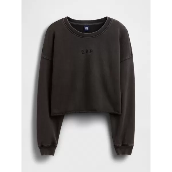  Ženski pulover GAP LOGO SWEATSHIRT 799277-01 NOČ BREZ MESECA 