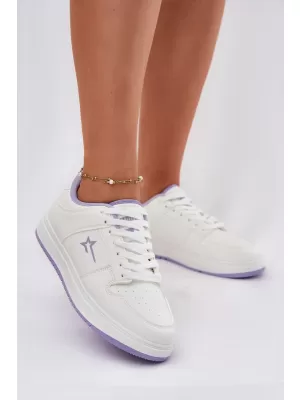 Ženske superge BIG STAR RR274A245 WHITE/PURPLE Big Star Shoes