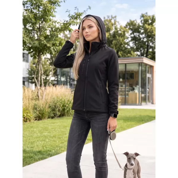 Ženska softshell jakna ALTISPORT NoPrint NP/ALW945 ČRNA 