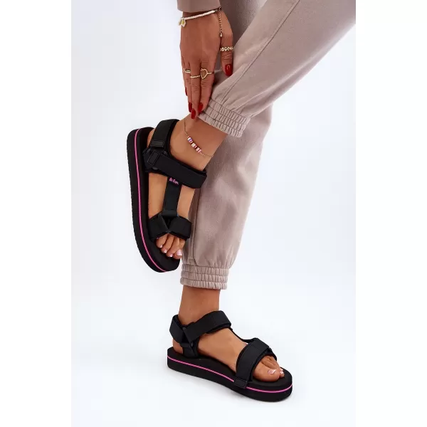  Ženske sandale LEE COOPER LCW-24-05-2751L ČRNA 