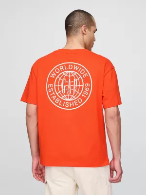 Moška majica s kratkimi rokavi GAP LOGO TEE 765029-05 BLAZÉ