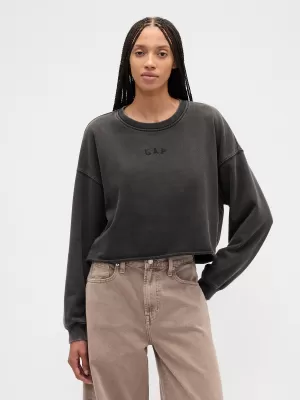 Ženski pulover GAP LOGO SWEATSHIRT 799277-01 NOČ BREZ MESECA