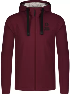 Moška softshell jakna NORDBLANC CANOPY NBSSM8340 BORDO
