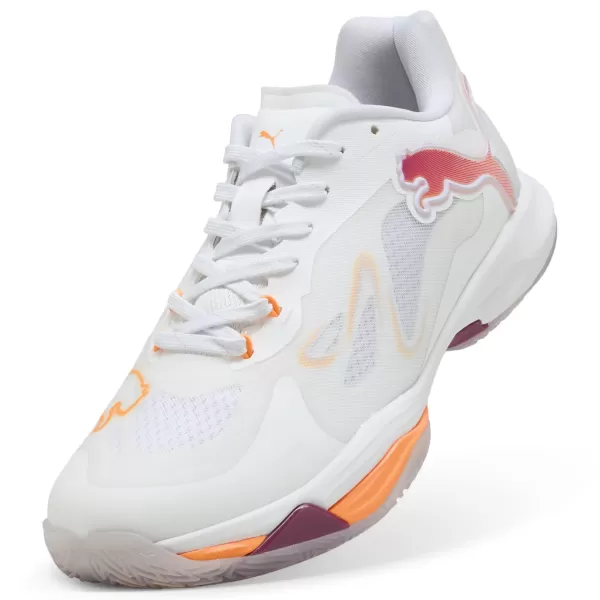  Ženski čevlji PUMA VANTAGE NITRO W+ 108563-01 BELO/JAGODJE/TOPLOTNI OGENJ/LILA 