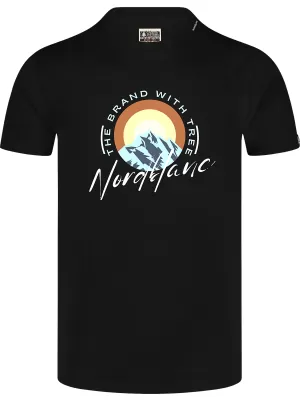 Moška majica s kratkimi rokavi NORDBLANC SUNRISE NBSMT8152 ČRNA