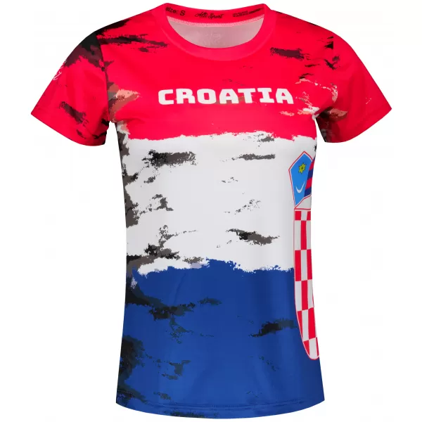  Ženska vrhunska majica s kratkimi rokavi ALTISPORT VOJ/ALW036HR/TR01 HRVAŠKA 