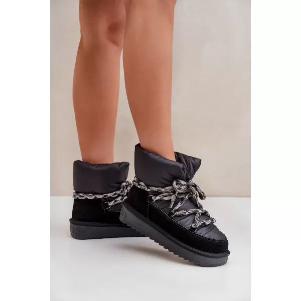  Ženski snežaki D.FRANKLIN DFSH375003 ČRNA 
