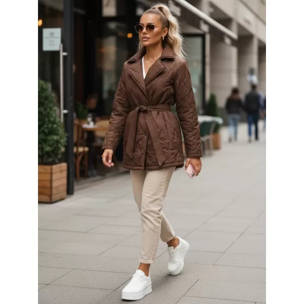  Ženska jakna DSTREET TY5586 RJAVA 