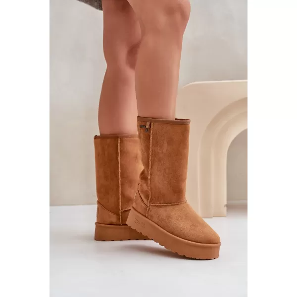  Ženski čevlji BIG STAR OO274893 BROWN/BEIGE Big Star Shoes 