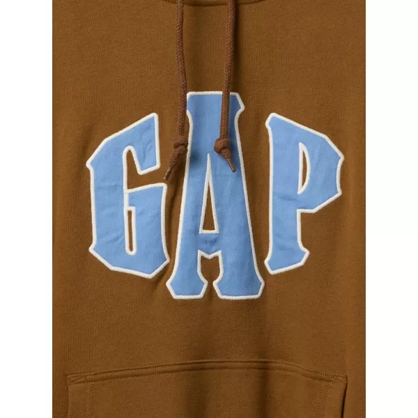  Moški pulover GAP LOGO PULLOVER HOODIE 744728-03 SVETLO RJAVA 