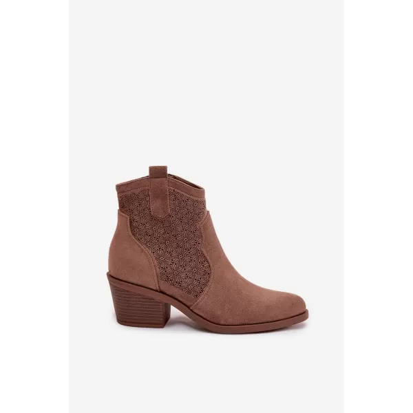  Ženski čevlji S.BARSKI HY61-8013 KAVA 