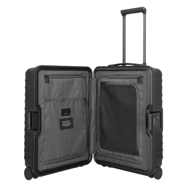  Kovček TITAN Overseas S23 NOČNA SENKA ČRNA 