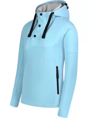 Ženska softshell jakna NORDBLANC SHOAL NBSSL8341 SVETLO MODRA
