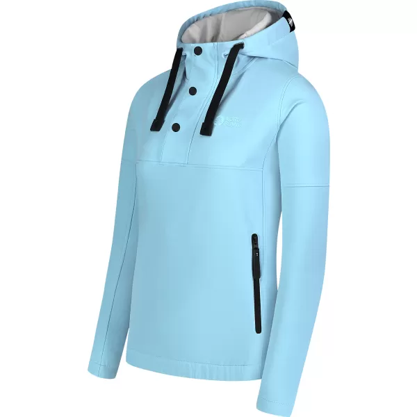  Ženska softshell jakna NORDBLANC SHOAL NBSSL8341 SVETLO MODRA 