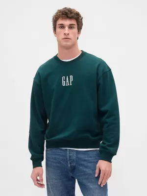 Moški pulover GAP LOGO SWEATSHIRT 821273-05 TROPSKO ZELENA
