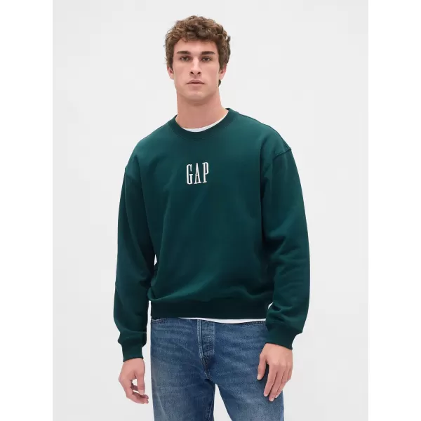  Moški pulover GAP LOGO SWEATSHIRT 821273-05 TROPSKO ZELENA 