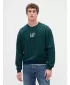 Moški pulover GAP LOGO SWEATSHIRT 821273-05 TROPSKO ZELENA