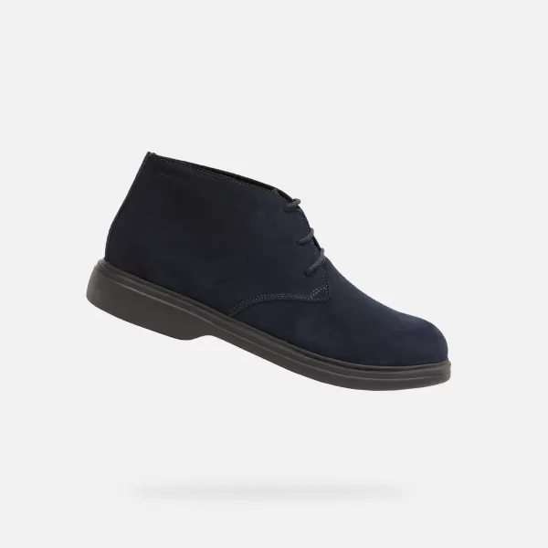  Moški gležnarji GEOX OTTAVIO G006455 TEMNO MODRA 