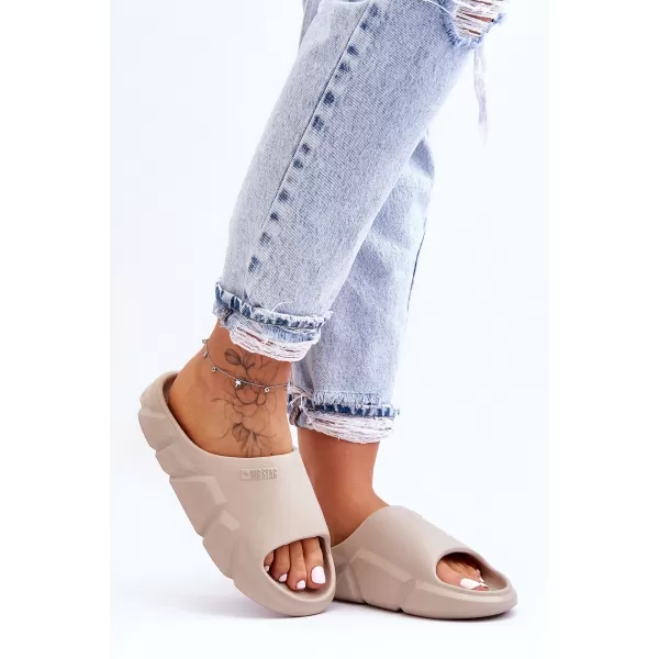  Ženski natikači BIG STAR LL274593 BEŽ Big Star Shoes 