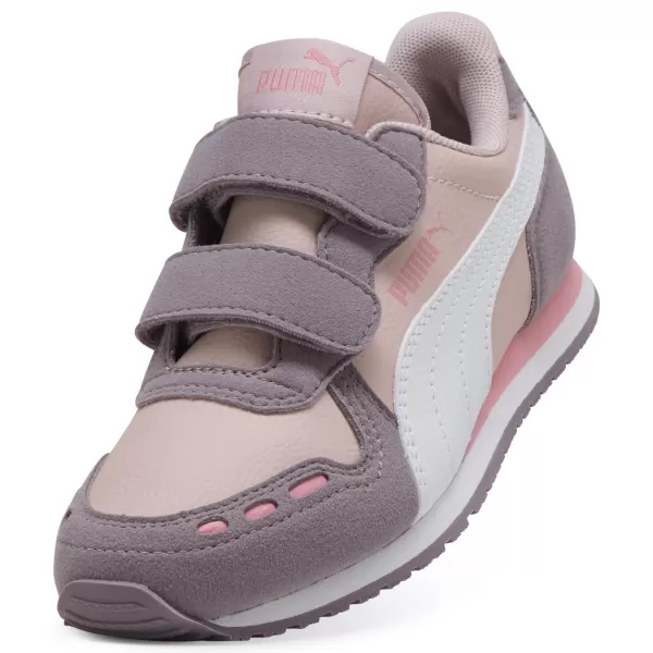  Otroški čevlji PUMA CABANA RACER SL 20 V PS 383730-22 SLEZENASTA MEGLICA/BELA/SLIVOVA MARMELADA 