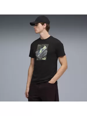 Moška majica s kratkimi rokavi PUMA GRAPHIC TEE 691777_01 ČRNA PUMA