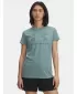 Ženska majica s kratkimi rokavi UNDER ARMOUR UA LOGO SS 1356305-323 ZELENA