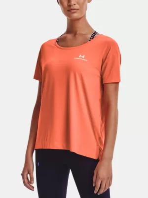 Ženska majica s kratkimi rokavi UNDER ARMOUR UA RUSH ENERGY SS ORANŽNA