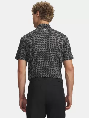 Moška majica s kratkimi rokavi UNDER ARMOUR T2G PRINTED POLO 6012304-001 ČRNA