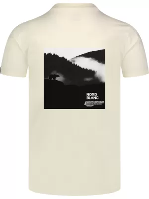 Moška majica s kratkimi rokavi NORDBLANC NOTHINGNESS NBSMT8150 BELA