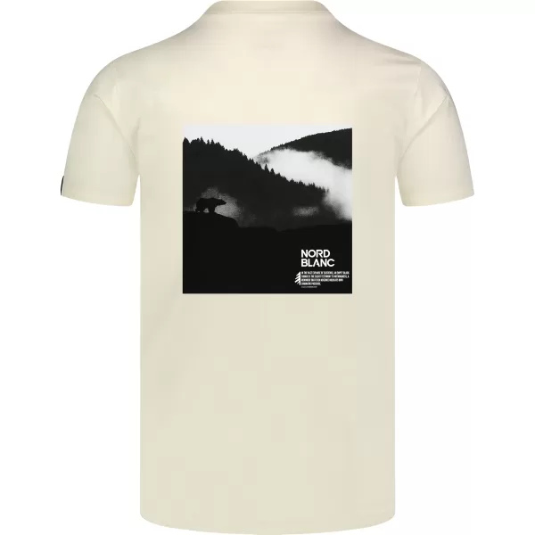  Moška majica s kratkimi rokavi NORDBLANC NOTHINGNESS NBSMT8150 BELA 