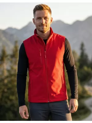Moški softshell telovnik ALTISPORT NoPrint NP/ALM865 RDEČA