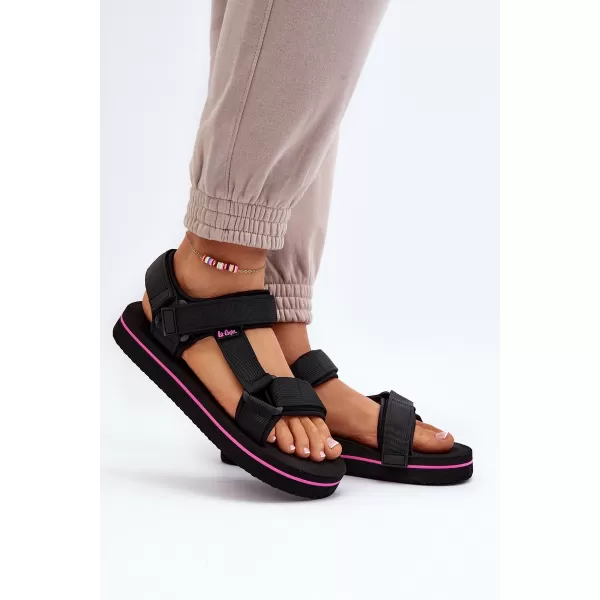  Ženske sandale LEE COOPER LCW-24-05-2751L ČRNA 