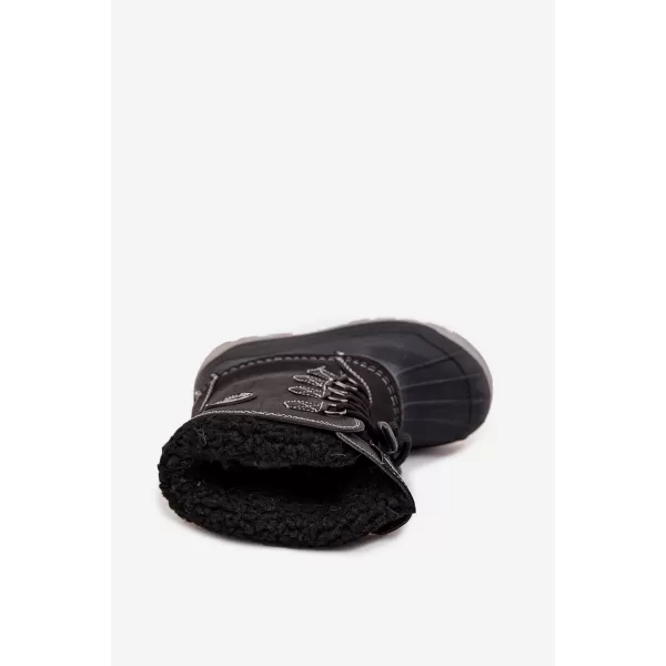  Otroški zimski čevlji LEE COOPER LCJ-25-44-3943K ČRNA 