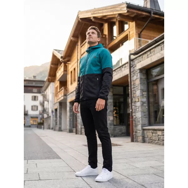  Moška vrhunska softshell jakna ALTISPORT VOJ/ALM051JACK01 KEROZIN/ČRNA 