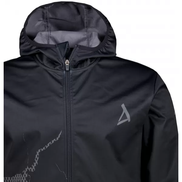 Moška vrhunska softshell jakna ALTISPORT VOJ/ALM129JACK01 ČRNO SIVA 
