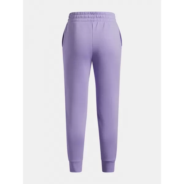  Dekliške trenirke UNDER ARMOUR UA RIVAL FLEECE JOGGERS 1379525-538 VIJOLIČNA 