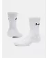 Nogavice UNDER ARMOUR PERFORMANCE COTTON 3P CRW 6009685-100 BELA