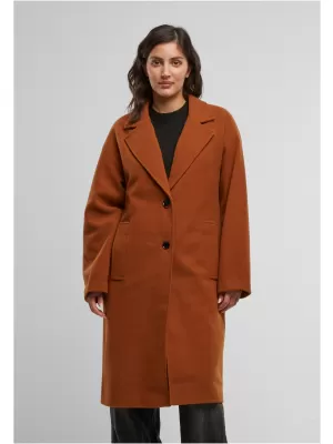 Ženski plašč URBAN CLASSICS TB6073 LISIČJA RJAVA