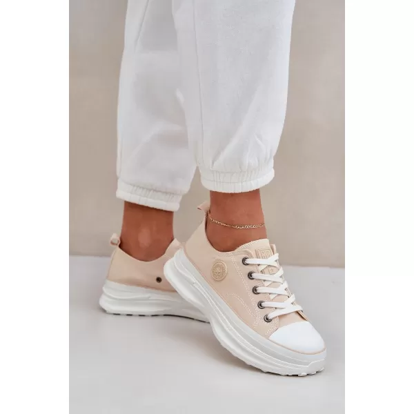  Ženske superge BIG STAR NN274127 BEŽ Big Star Shoes 